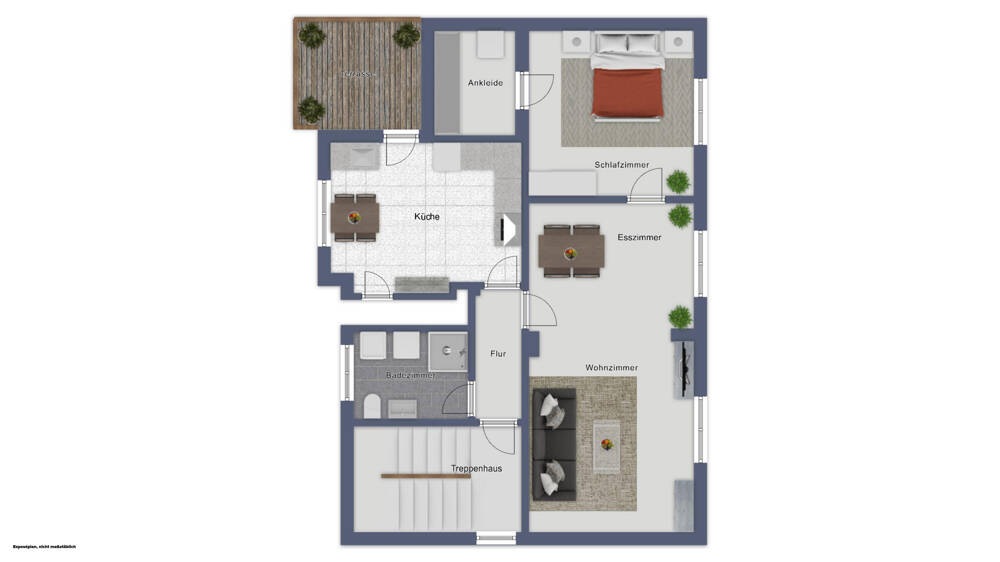 Etagenwohnung Saarbrücken St Arnual - 2 Zimmer, 75 m&sup2;, 158.000&euro; | Angebot:26217581