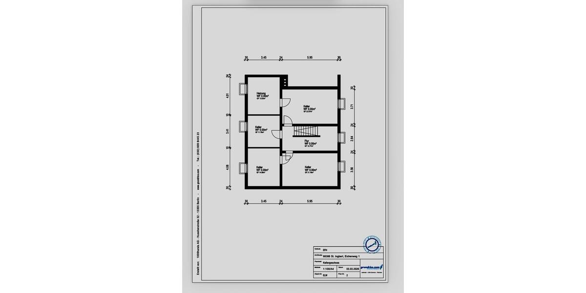 Einfamilienhaus Sankt Ingbert - 3.5 Zimmer, 107 m&sup2;, 365.000&euro; | Angebot:24432616