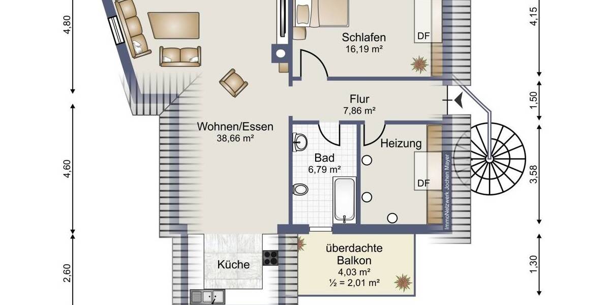 Mehrfamilienhaus, Wohnhaus Brücken - 1 Zimmer, 272 m&sup2;, 288.000&euro; | Angebot:25753803