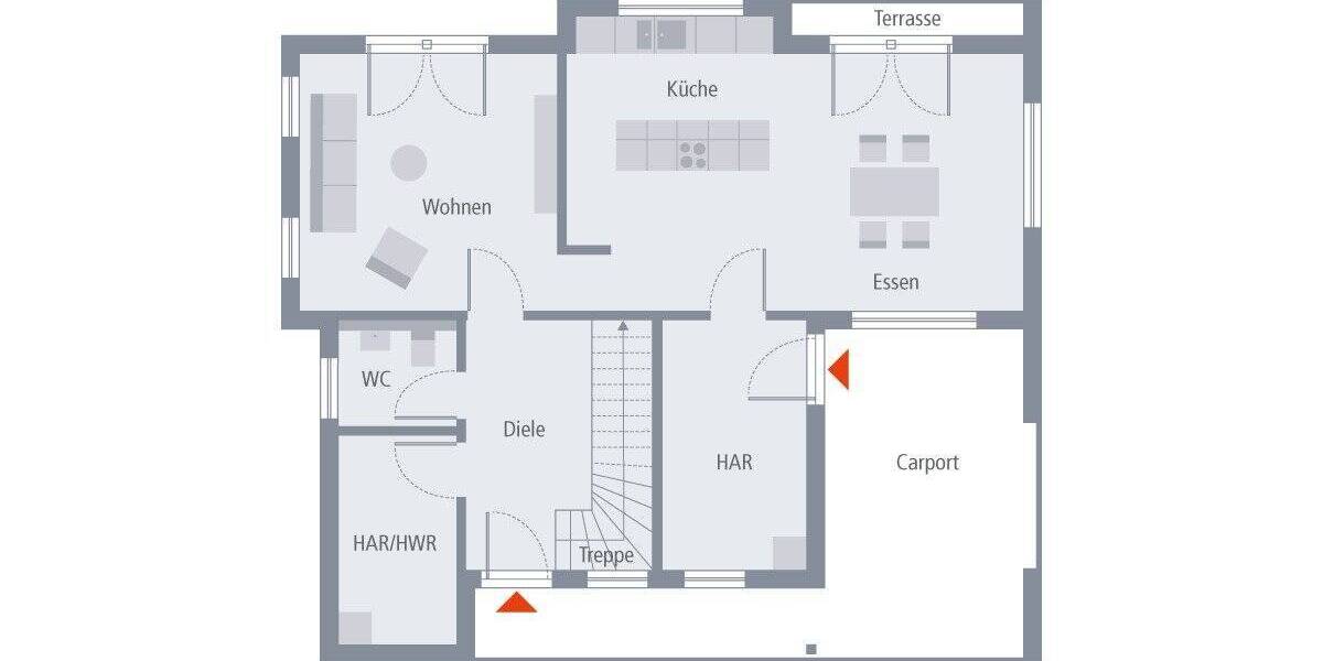 Einfamilienhaus Neunkirchen Innenstadt - 8 Zimmer, 178 m&sup2;, 617.900&euro; | Angebot:26141538