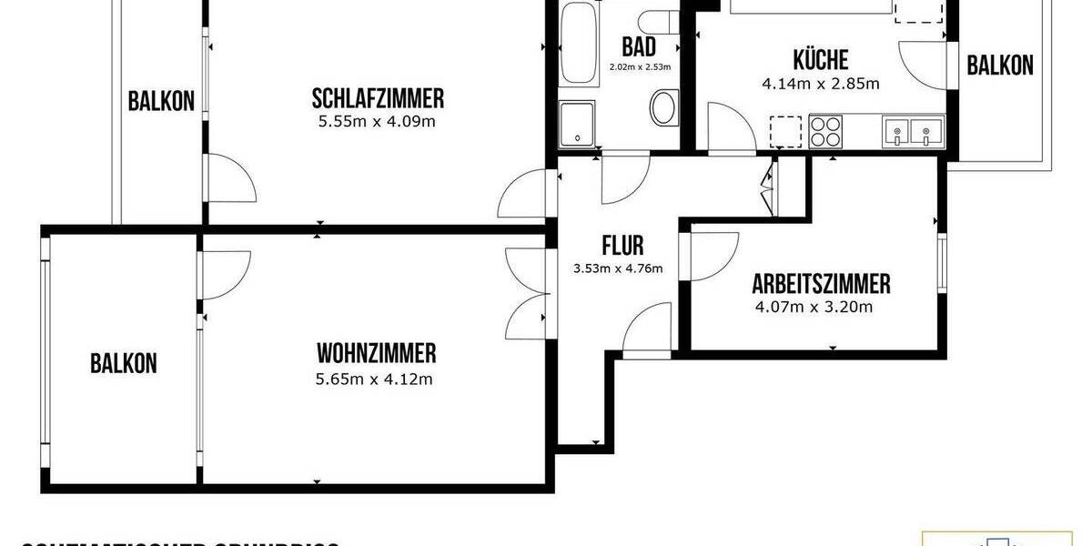 Etagenwohnung Pirmasens Innenstadt - 3 Zimmer, 88 m&sup2;, 125.000&euro; | Angebot:26723216