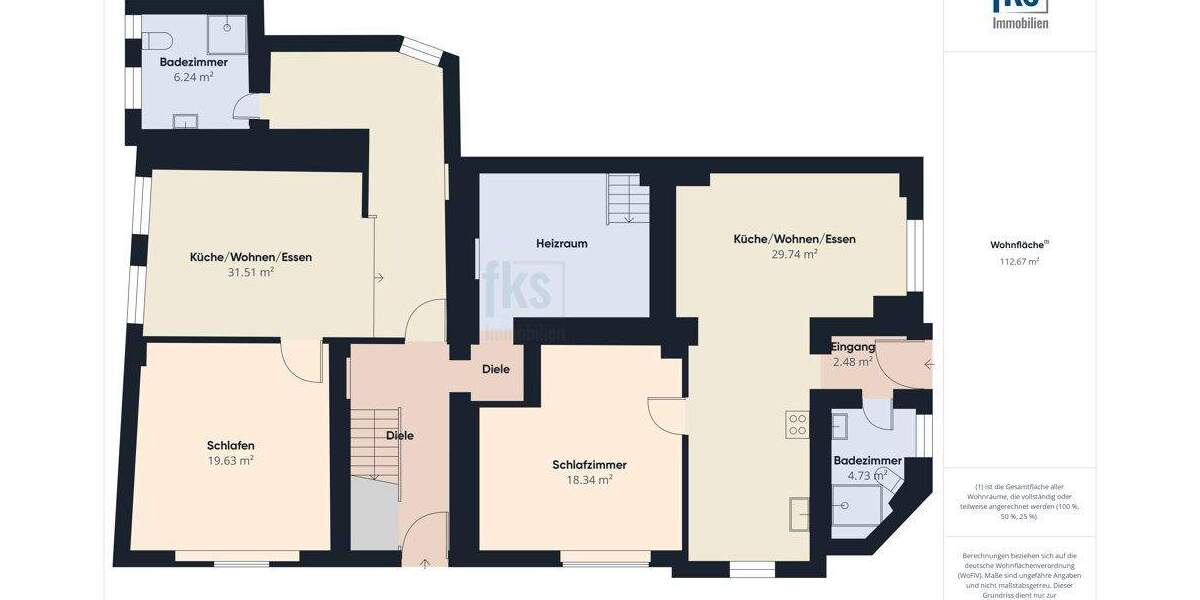 Mehrfamilienhaus, Wohnhaus Eppelborn / Wiesbach Wiesbach - 7 Zimmer, 239 m&sup2;, 195.000&euro; | Angebot:25687894