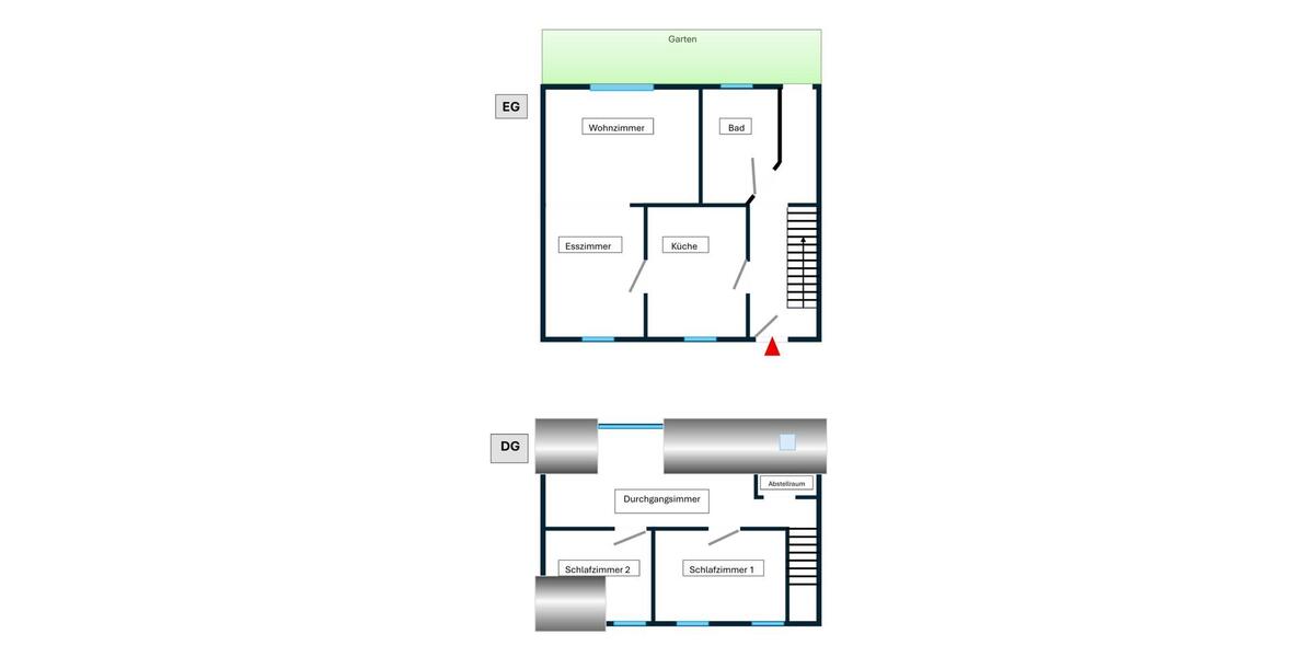 Reihenhaus Saarbrücken Dudweiler - 5 Zimmer, 110 m&sup2;, 100.000&euro; | Angebot:25232701