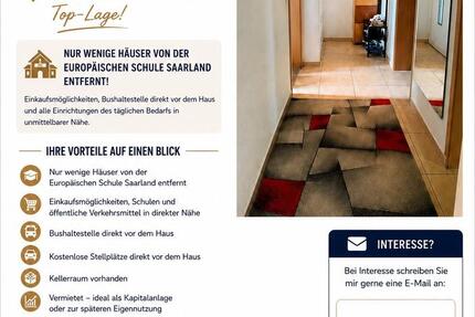 Wohnung Saarbrücken West - 2 Zimmer, 75 m&sup2;, 118.000&euro; | Angebot:27265964