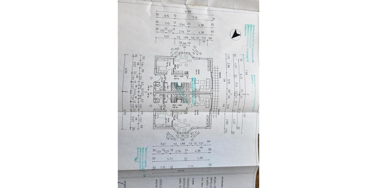 Doppelhaushälfte Bechhofen - 5 Zimmer, 135 m&sup2;, 1.200&euro; | Angebot:26022741