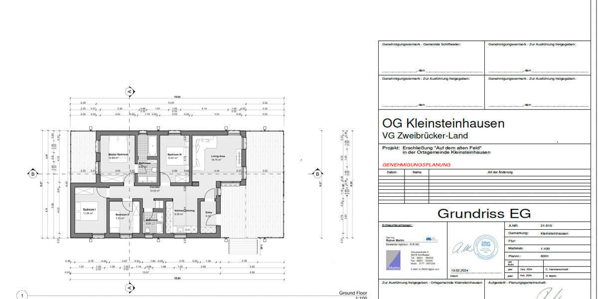 Einfamilienhaus Kleinsteinhausen - 5 Zimmer, 100 m&sup2;, 399.000&euro; | Angebot:25739641