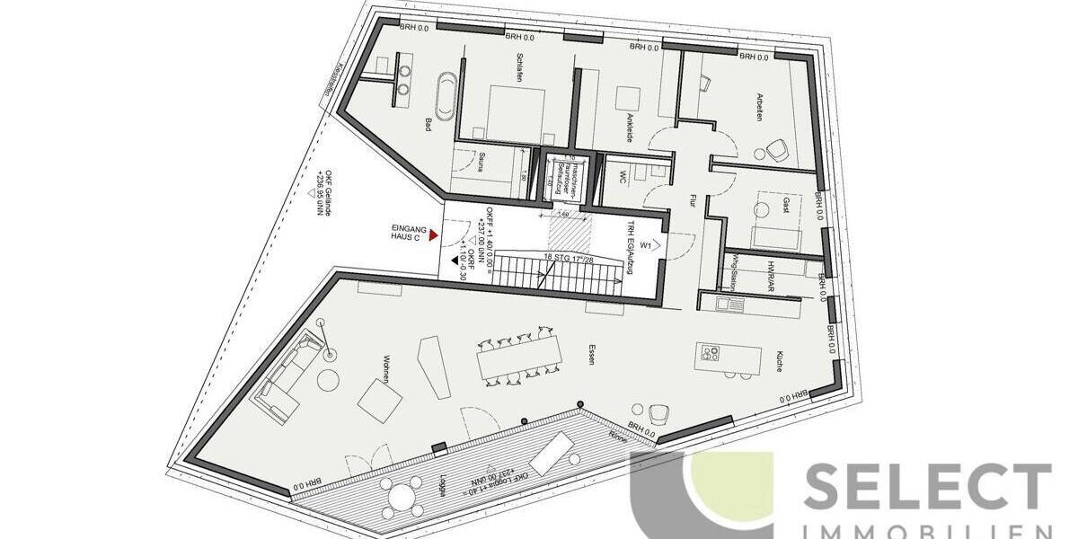Etagenwohnung Saarbrücken Alt-Saarbrücken - 5 Zimmer, 228 m&sup2;, 994.500&euro; | Angebot:26105865