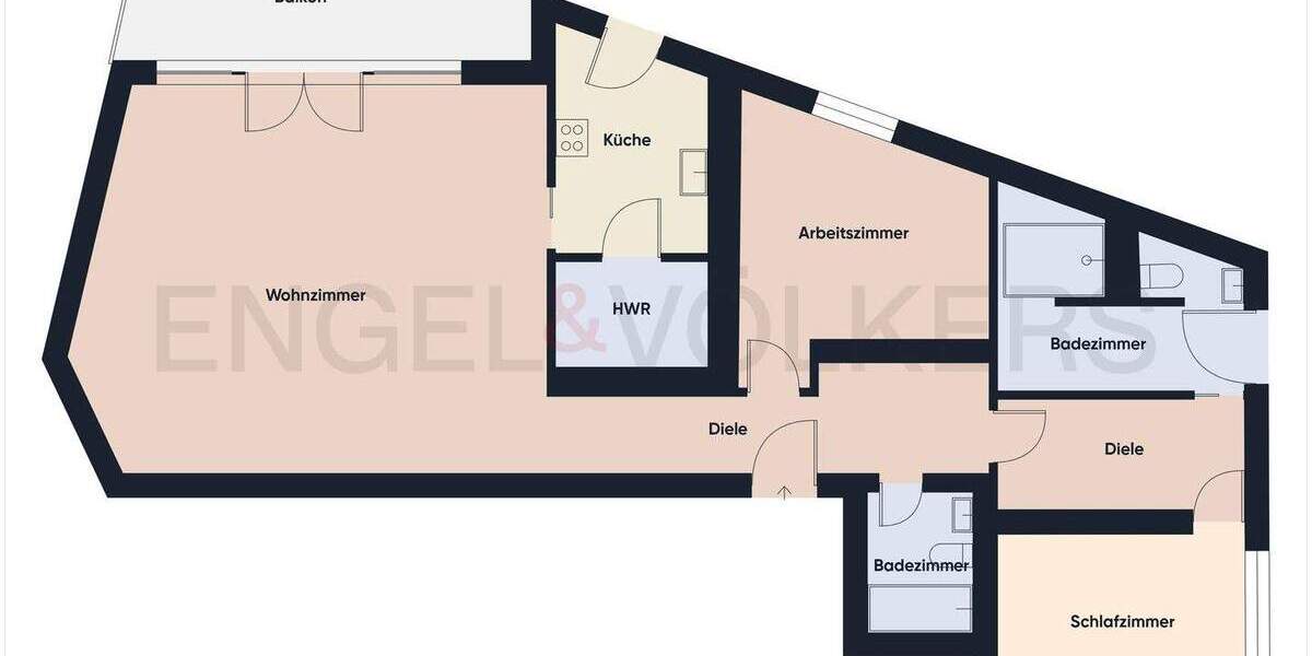 Etagenwohnung Saarbrücken Alt-Saarbrücken - 3 Zimmer, 121 m&sup2;, 795.000&euro; | Angebot:25675567