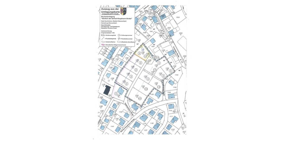 Grundstück Zweibrücken Oberauerbach - 130.000&euro; | Angebot:25736622