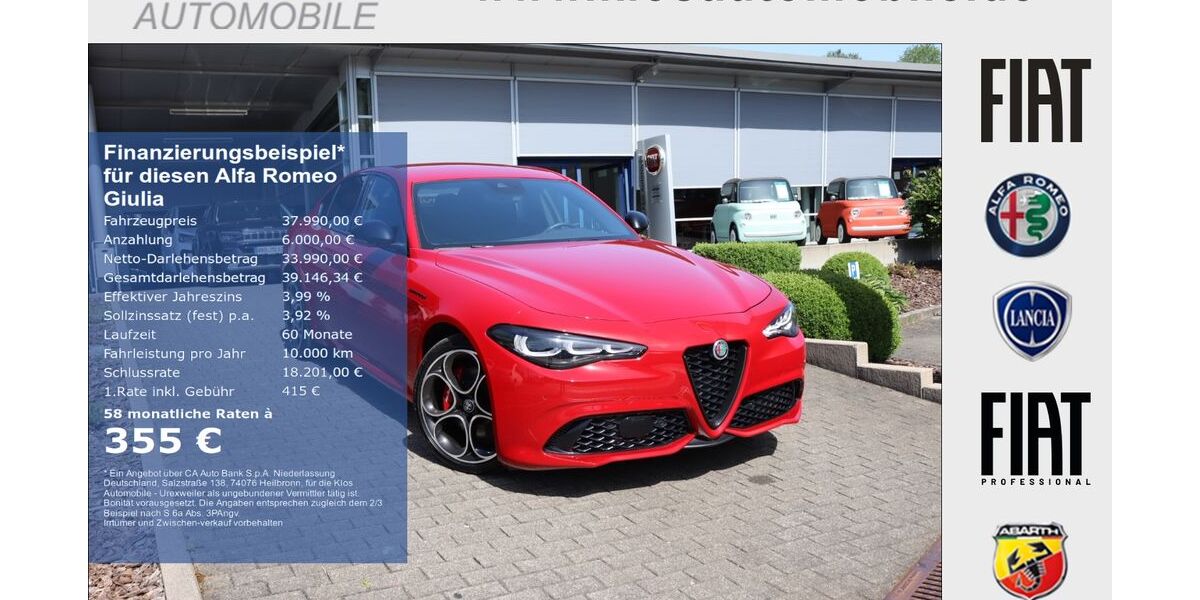 Alfa Romeo Giulia 11.199 km 37.990 &euro; Marpingen 66646