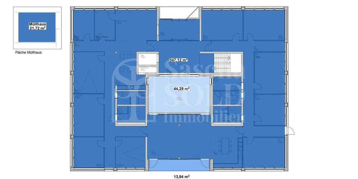 Repräsentative & moderne Gewerberäume auf 1.189 m² mit Glasfaser, Meetingräumen & Stellplätzen - Gewerbeobjekt Spiesen-Elversberg Spiesen | Angebot:25361199