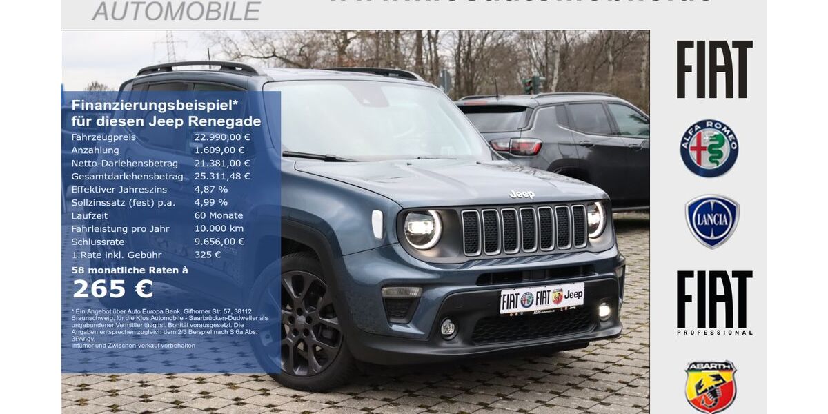 Jeep Renegade 40.000 km 22.990 &euro; Saarbrücken - Dudweiler 66125