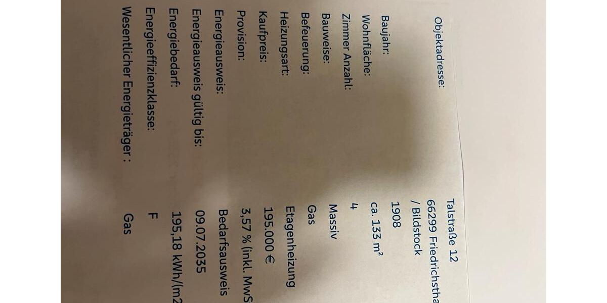 Doppelhaushälfte Sulzbach (Saar) - 4 Zimmer, 133 m&sup2;, 189.000&euro; | Angebot:24564022