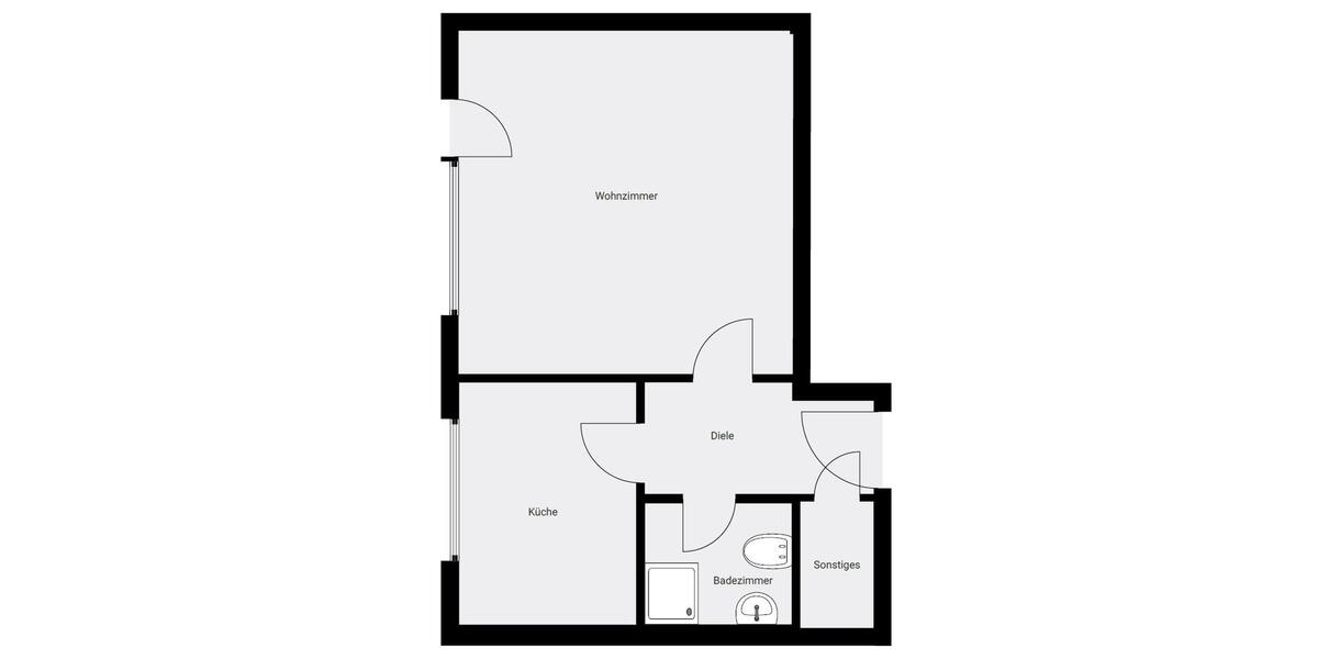 Etagenwohnung Saarbrücken Eschberg - 2 Zimmer, 68 m&sup2;, 626&euro; | Angebot:21367639