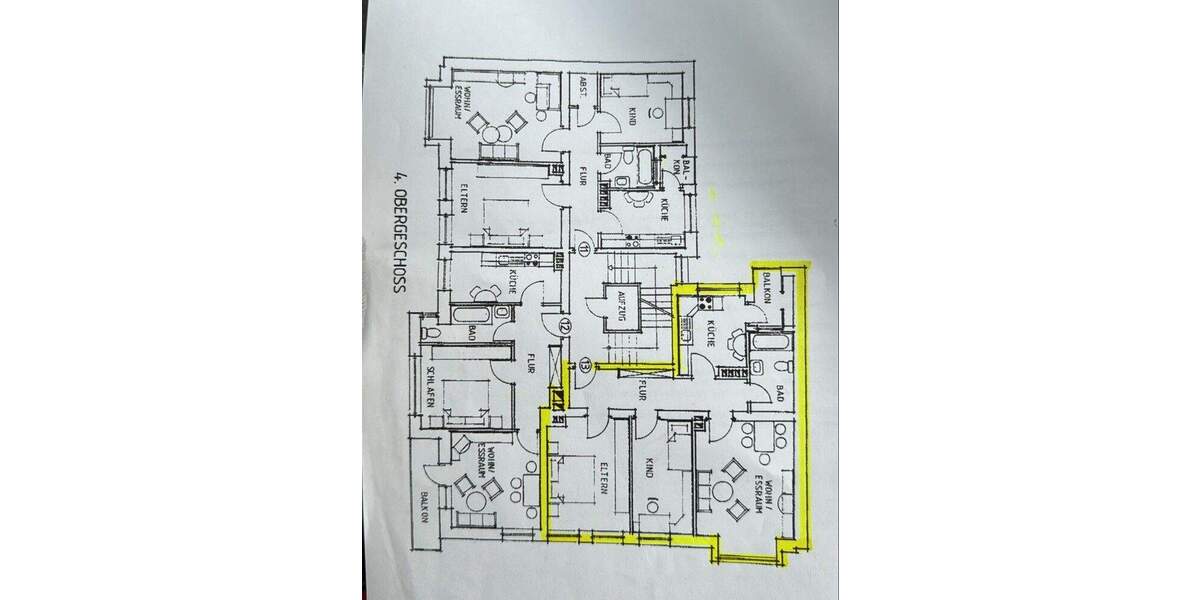 Etagenwohnung Saarbrücken / Sankt Johann St Johann - 3 Zimmer, 85 m&sup2;, 219.000&euro; | Angebot:25851527