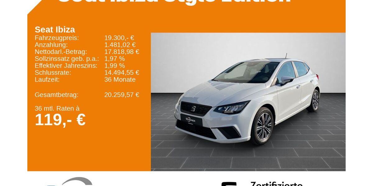 Seat Ibiza 20.375 km 18.290 &euro; Saarbrücken 66115