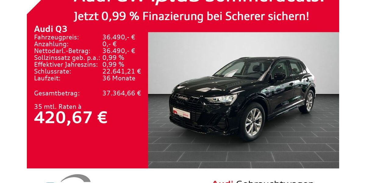 Audi Q3 28.423 km 36.490 &euro; Saarbrücken 66115
