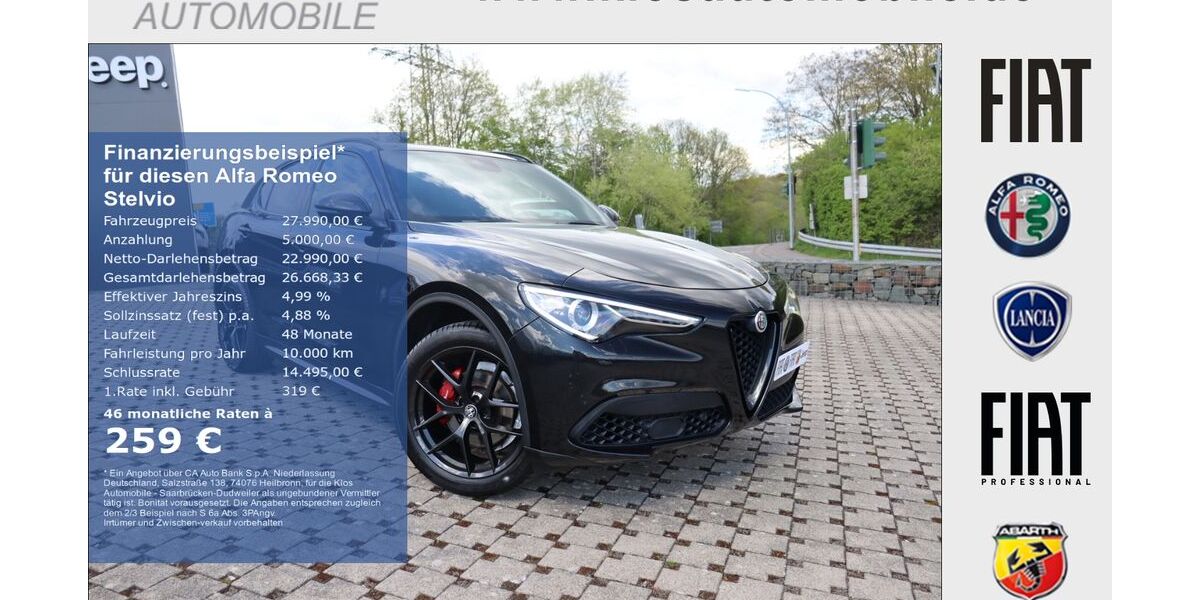 Alfa Romeo Stelvio 79.616 km 27.990 &euro; Saarbrücken - Dudweiler 66125