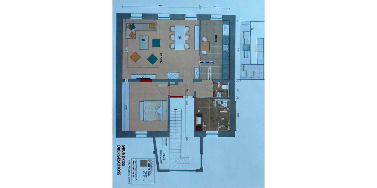 Etagenwohnung Saarbrücken Brebach-Fechingen - 3 Zimmer, 90 m&sup2;, 765&euro; | Angebot:25992795