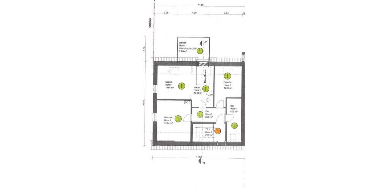 Etagenwohnung Saarbrücken Brebach-Fechingen - 4 Zimmer, 70 m&sup2;, 129.000&euro; | Angebot:26343959