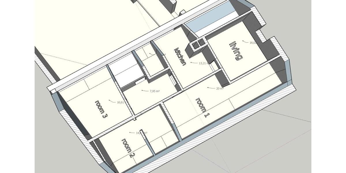 Dachgeschoßwohnung Bexbach - 4 Zimmer, 90 m&sup2;, 650&euro; | Angebot:26025748