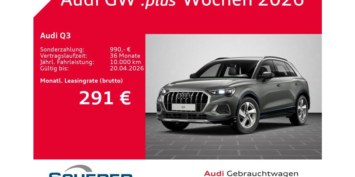 Audi Q3 13.189 km 36.390 &euro; Saarbrücken 66115