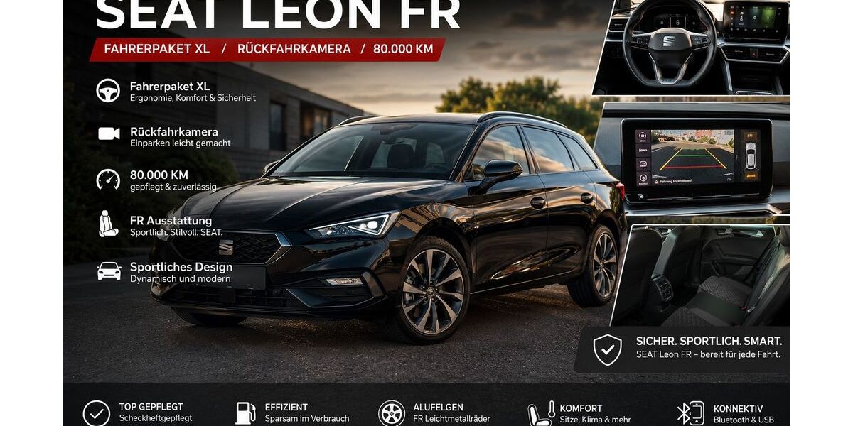 Seat Leon 80.000 km 18.200 &euro; Homburg 66424