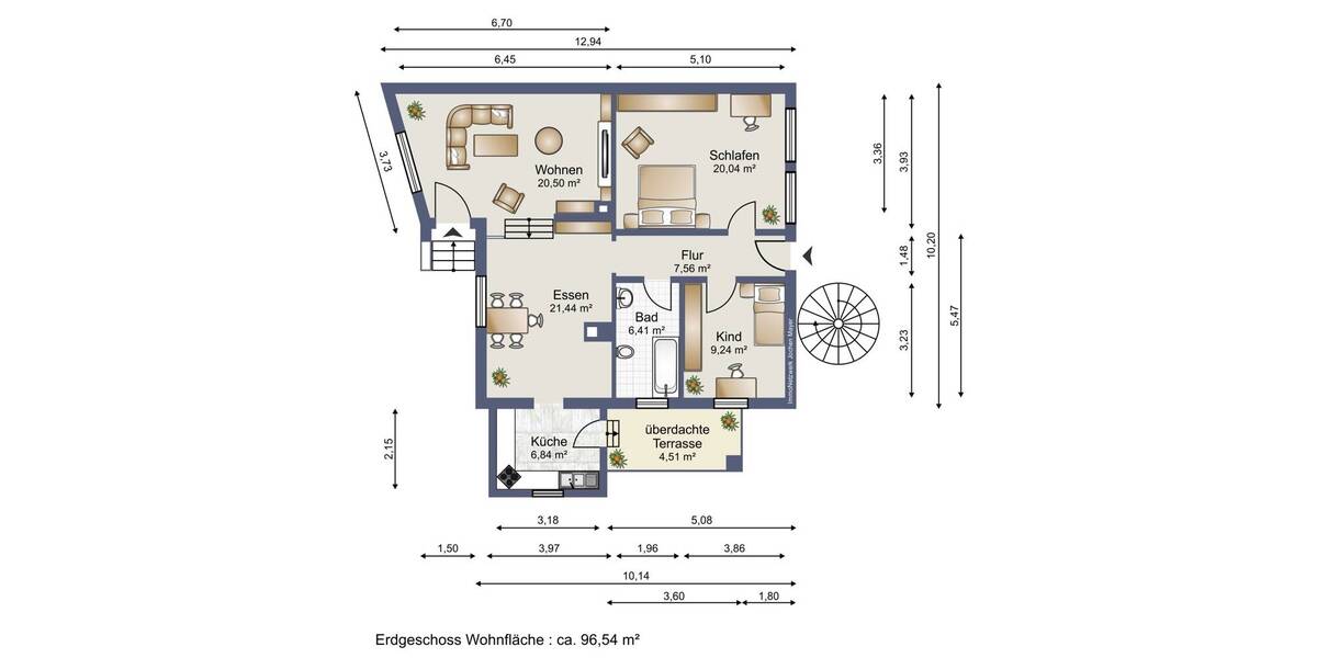 Mehrfamilienhaus, Wohnhaus Brücken - 1 Zimmer, 272 m&sup2;, 288.000&euro; | Angebot:25753803