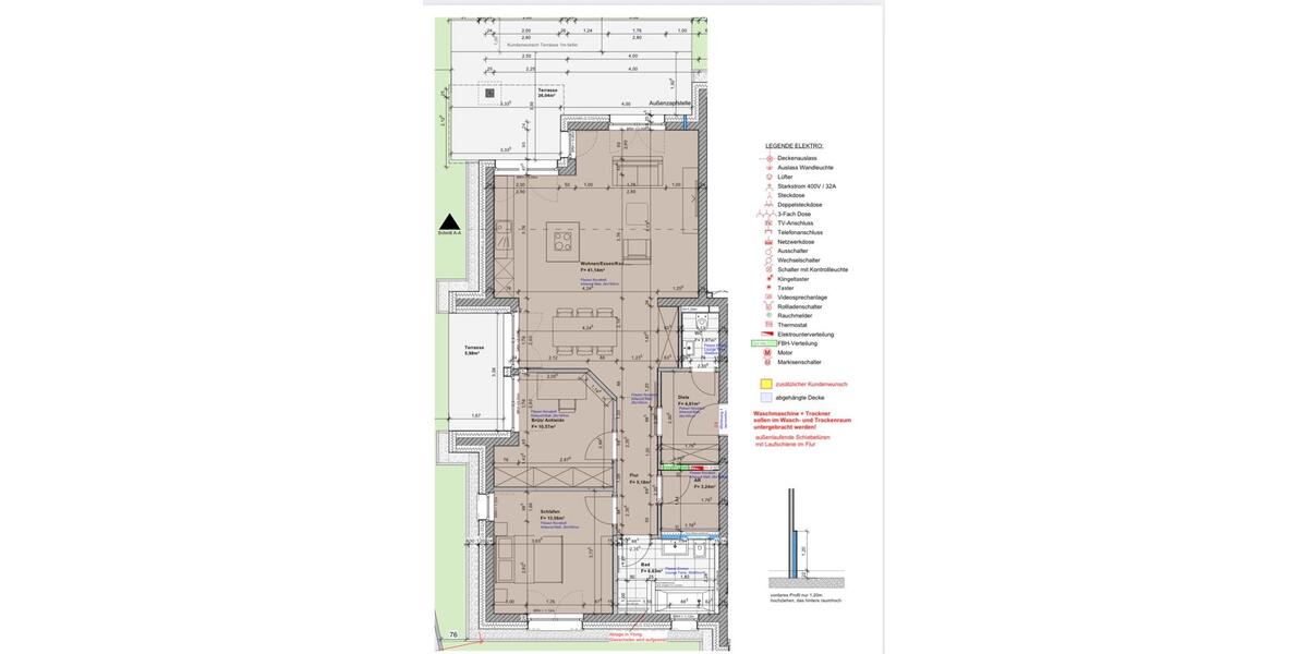 Terrassenwohnung Neunkirchen Kohlhof - 3 Zimmer, 103 m&sup2;, 435.000&euro; | Angebot:26943700