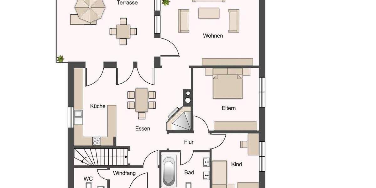 Einfamilienhaus Homburg Bruchhof - 6 Zimmer, 121 m&sup2;, 499.000&euro; | Angebot:25741216