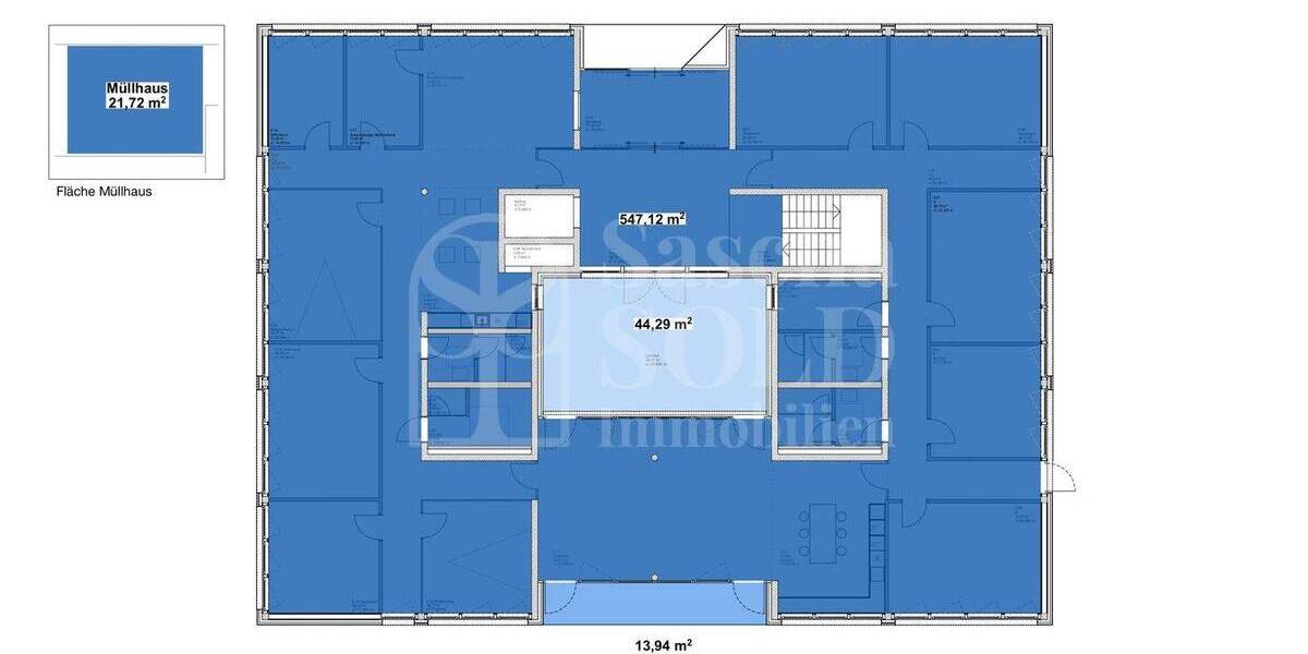 Repräsentative & moderne Gewerberäume auf 1.189 m² mit Glasfaser, Meetingräumen & Stellplätzen - Gewerbeobjekt Spiesen-Elversberg Spiesen | Angebot:25361199