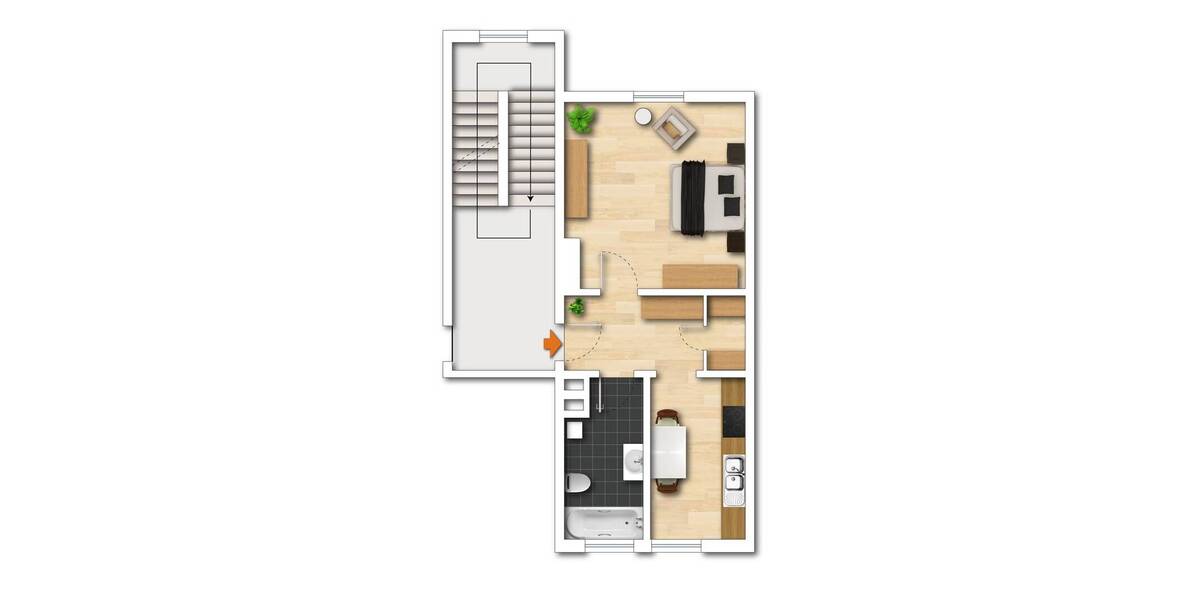 Etagenwohnung Landstuhl Atzel - 2 Zimmer, 41 m&sup2;, 125.000&euro; | Angebot:26257610