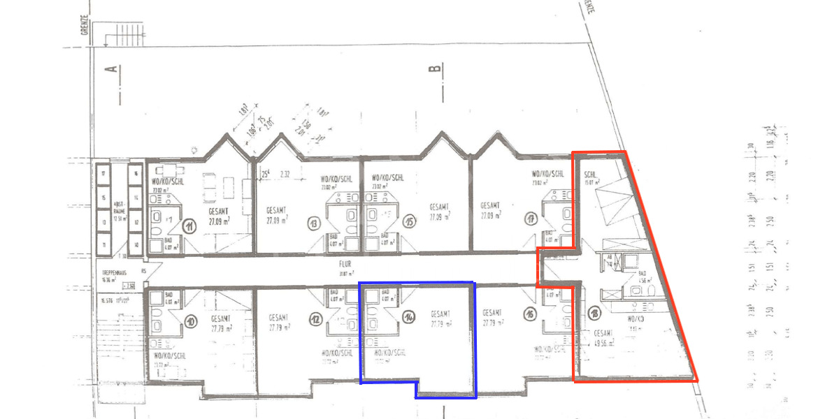 Investor werden - 4 vermietete Wohnungen mit Stellplätzen, KM 16.000?€ p.a., Dudweiler - Saarbrücken - Mehrfamilienhaus, Wohnhaus Saarbrücken Dudweiler | Angebot:25631678