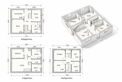 Haus Queidersbach - 3 Zimmer, 110 m&sup2;, 450.000&euro; | Angebot:25162834