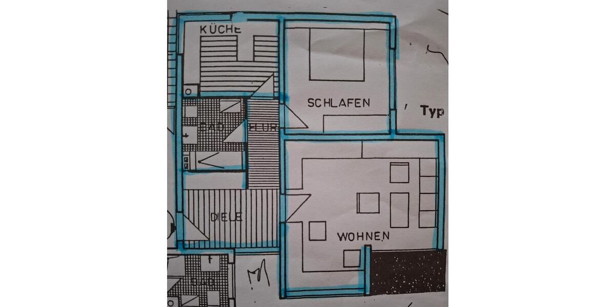 Erdgeschoßwohnung Bechhofen - 2 Zimmer, 73 m&sup2;, 119.000&euro; | Angebot:26263096
