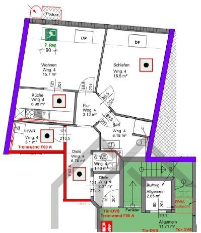 Etagenwohnung Homburg - 2 Zimmer, 65 m&sup2;, 790&euro; | Angebot:23313523