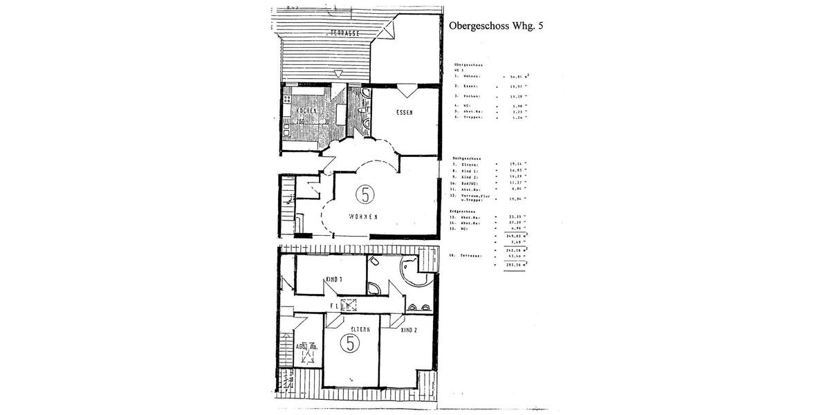 Etagenwohnung Saarbrücken Brebach-Fechingen - 8 Zimmer, 285 m&sup2;, 395.000&euro; | Angebot:24586426