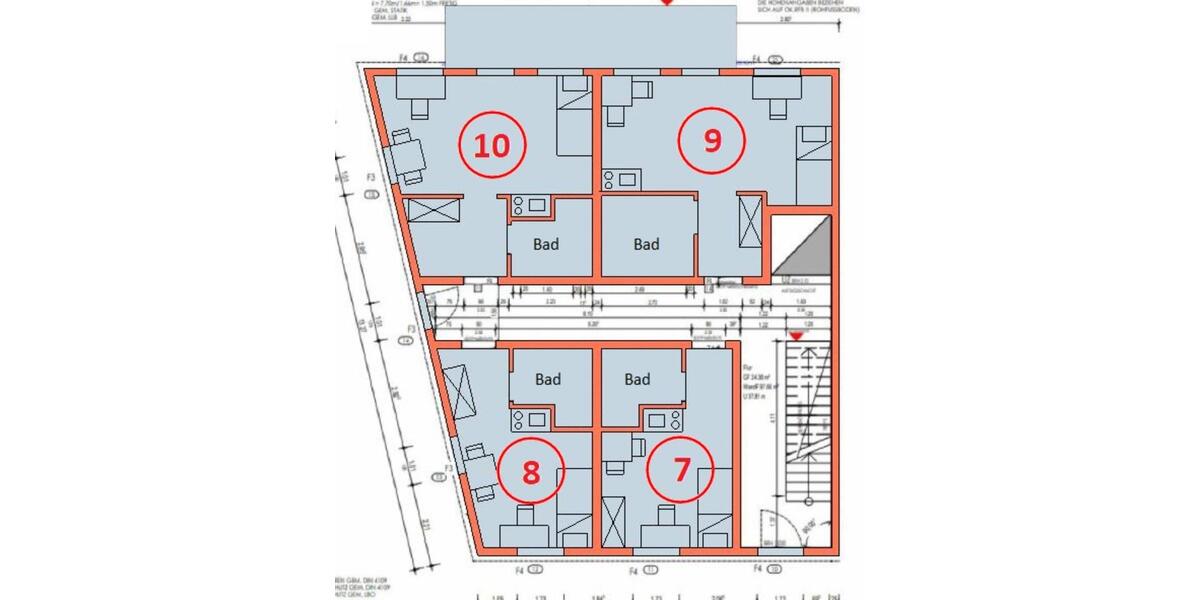 Erdgeschoßwohnung Saarbrücken Scheidt - 1 Zimmer, 31 m&sup2;, 435&euro; | Angebot:25864935
