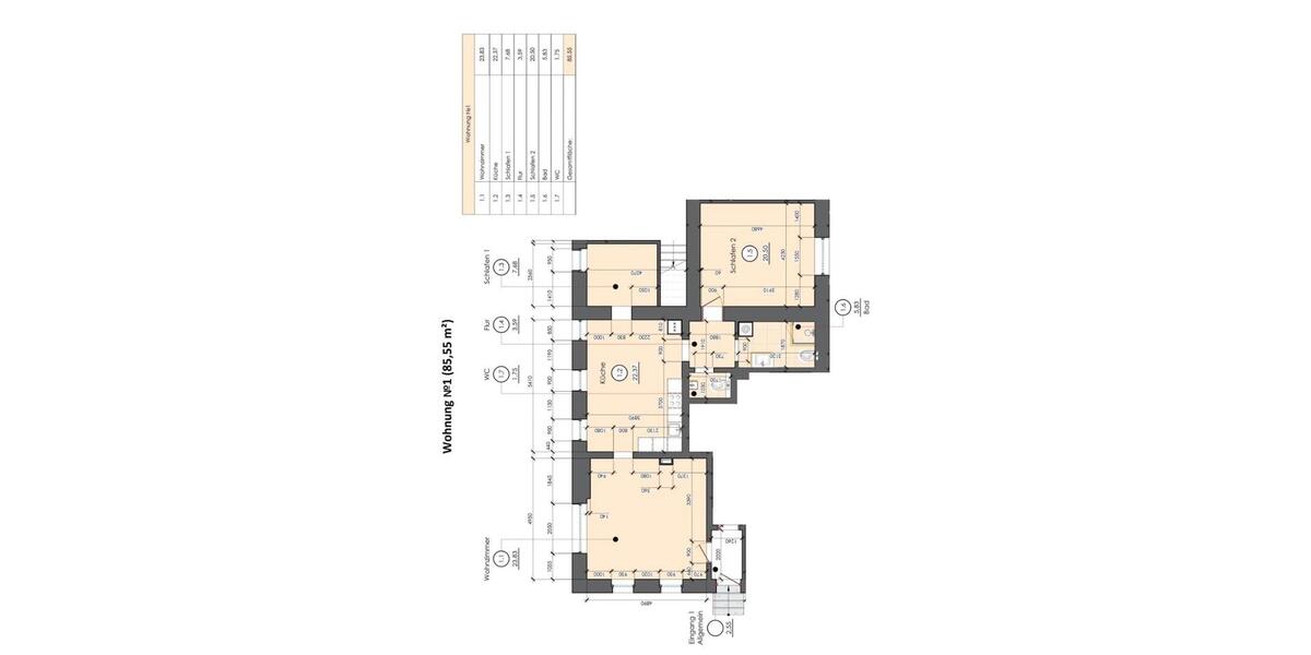 Erdgeschoßwohnung Gersheim - 3 Zimmer, 85 m&sup2;, 650&euro; | Angebot:25148202