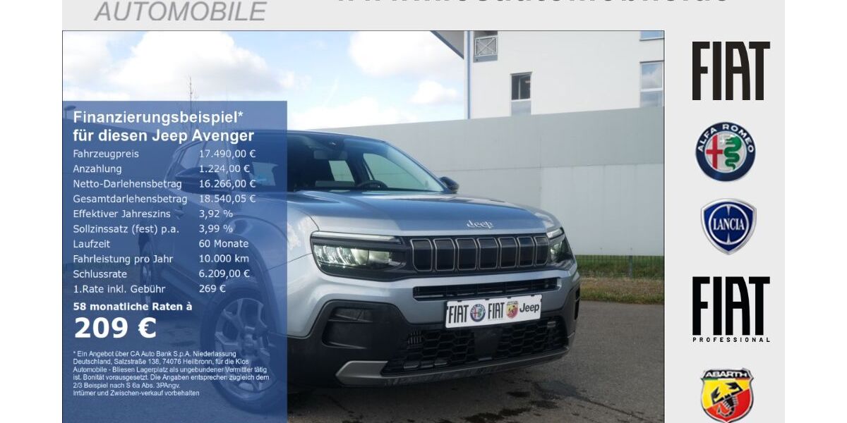 Jeep Avenger 18.635 km 17.490 &euro; Marpingen 66646