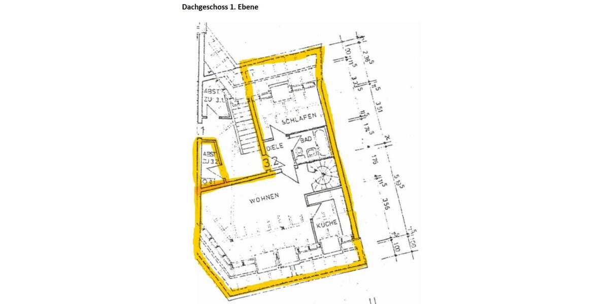 Dachgeschoßwohnung Neunkirchen - 3 Zimmer, 70 m&sup2;, 700&euro; | Angebot:25659592