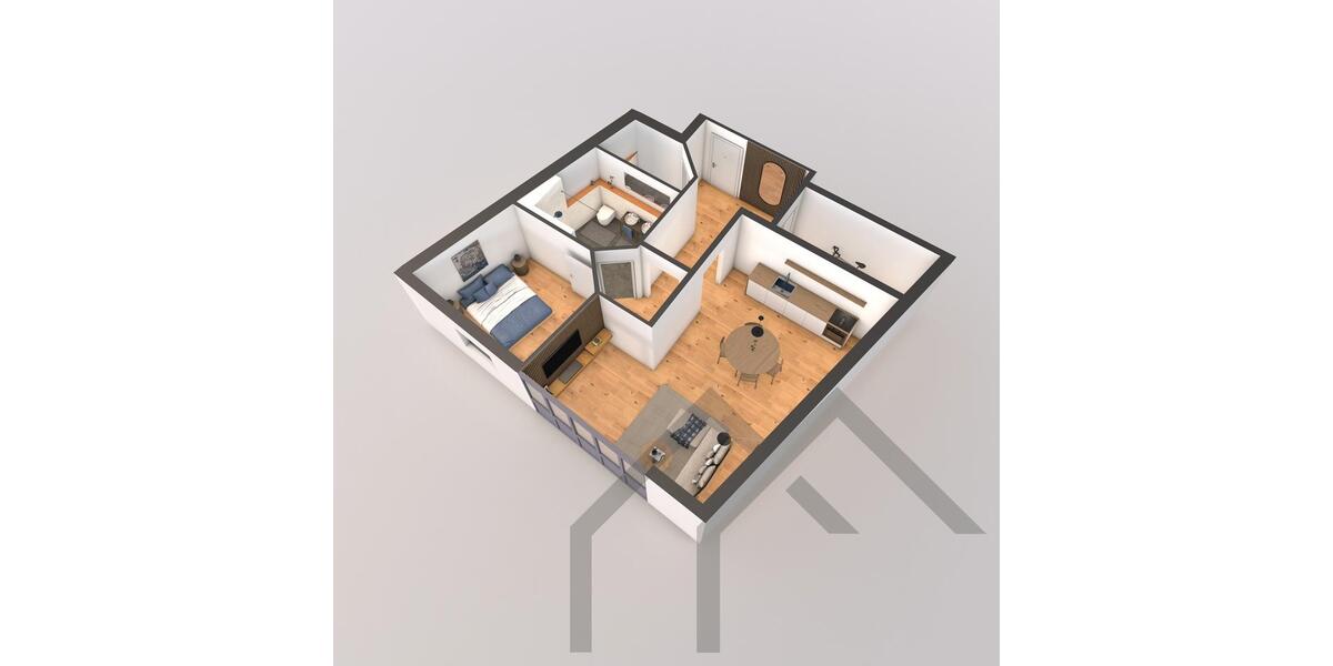 Etagenwohnung Homburg - 2 Zimmer, 69 m&sup2;, 840&euro; | Angebot:22892435