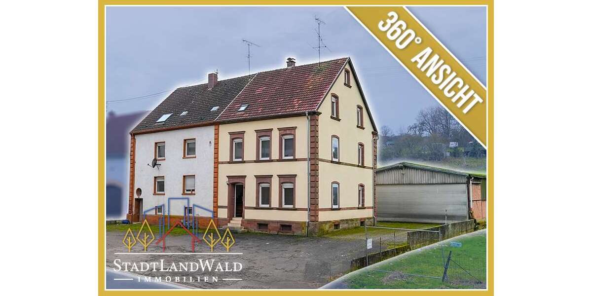 Einfamilienhaus Nünschweiler - 14 Zimmer, 360 m&sup2;, 159.650&euro; | Angebot:14712581