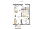 Etagenwohnung Schiffweiler - 2 Zimmer, 53 m&sup2;, 194.550&euro; | Angebot:25746647