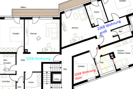 Wohnung Pirmasens Niedersimten - 2 Zimmer, 64 m&sup2;, 650&euro; | Angebot:25234831