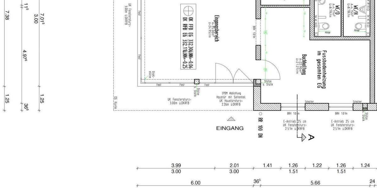 Gewerbeobjekt Schiffweiler Landsweiler - 2 Zimmer, 48 m&sup2;, 950&euro; | Angebot:25674615