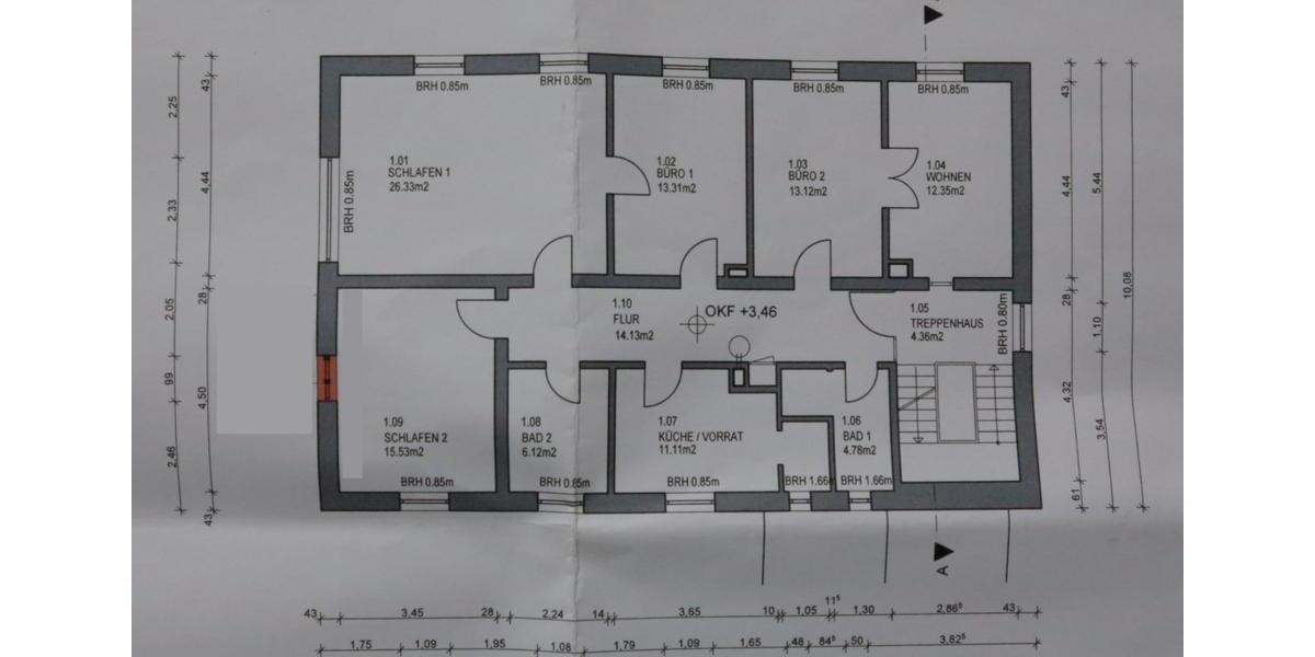 Etagenwohnung Gersheim - 5 Zimmer, 114 m&sup2;, 810&euro; | Angebot:25428078