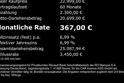 Renault Captur 12.455 km 22.999 &euro; Saarbrücken 66115