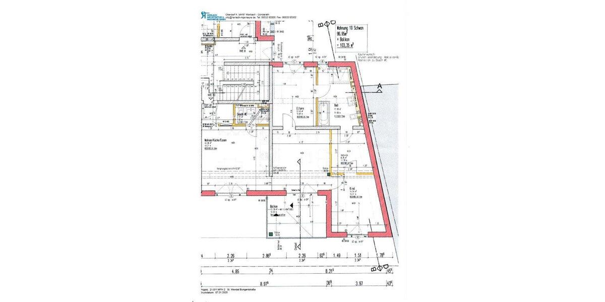 Etagenwohnung Sankt Wendel - 4.5 Zimmer, 103 m&sup2;, 1.370&euro; | Angebot:26145295