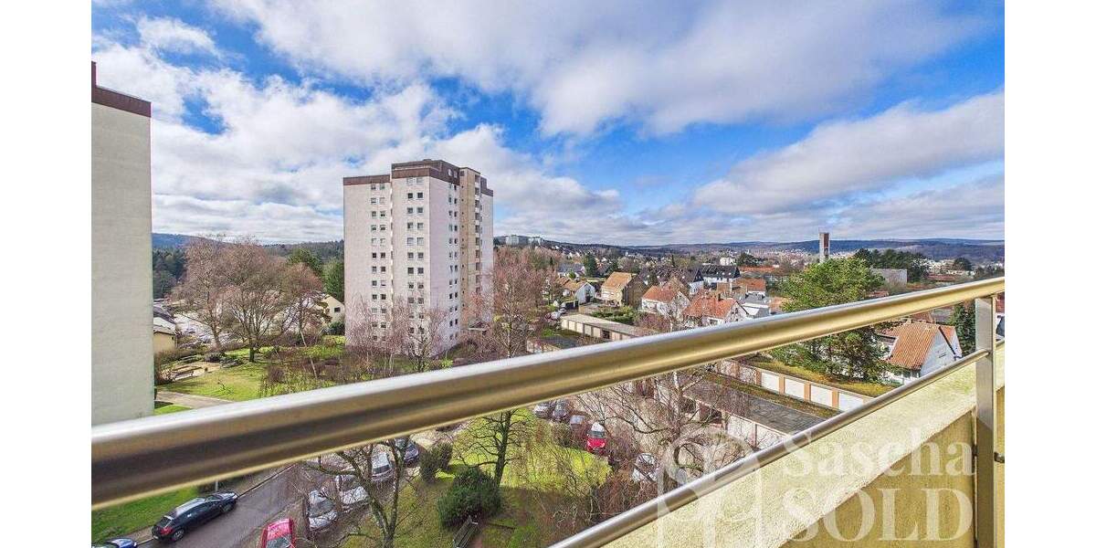 Helle 4ZKB Wohnung in Dudweiler mit Südwest-Loggia, Garage und Weitblick - bezugsbereit - Etagenwohnung Saarbrücken Dudweiler | Angebot:25289682